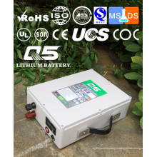 12V65AH Batteries au lithium industrielles Lithium LiFePO4 Li (NiCoMn) O2 Polymer Lithium-Ion Rechargeable ou personnalisé